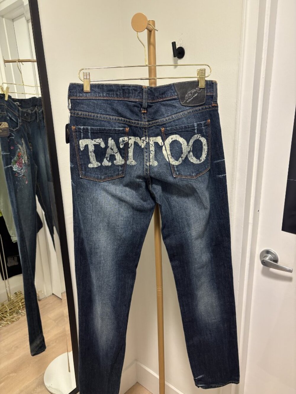 Ed Hardy Jeans medium-dark wash size 31.